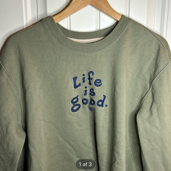 LIFE IS GOOD crewneck - Picture 1 of 3